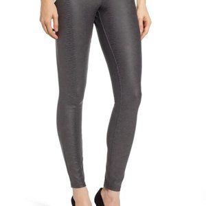 Metallic Python Print Denim Legging